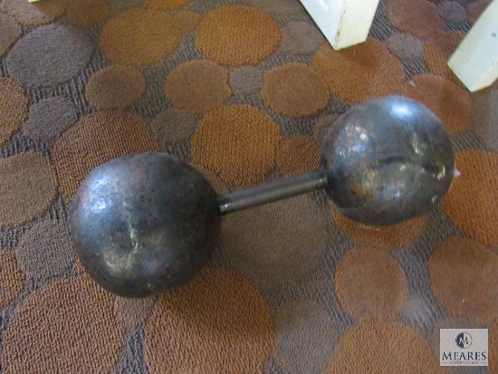 Strong Man Vintage Metal 90-pound Dumbbell