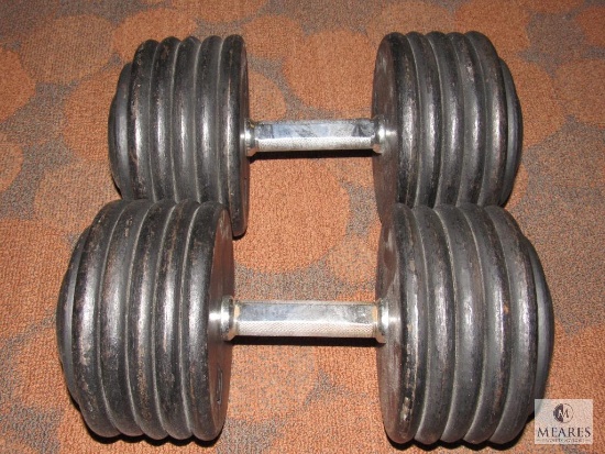 Set of 2: 115 pound dumbbells