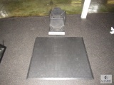 Nautilus Weight Plate Holder and Rubber Floor Mat