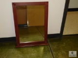 Wood Framed Vanity Mirror 22 inches x 28 inches