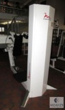 Free Motion Squat Weight Machine with 400-pound weight stack