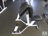 In-Shape Arm Curl Weight Bench Station with weight Holders