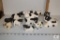 Lot of Vintage Holstein dairy cow figurines
