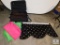Lot Rolling Suitcase full of Fabric Material for sewing & Handmade Curtain