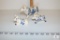 Possible Delft Blue Holland Porcelain Cow Creamers with painted windmills