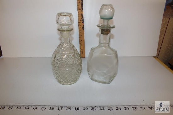 Glass Whiskey or Liquor Decanters
