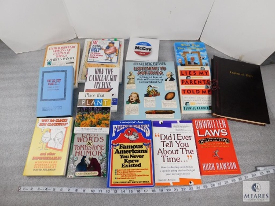 Lot of approx. 15 Funny ?Did You Know Books?, Joke Books - See photos