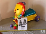 Fisher Price Stride-To-Ride Lion with All Parts Included. Talks and Lights up. Like new!