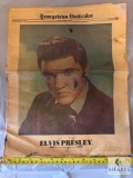 Youngstown Vindicator Elvis Presley Newspaper - Printed on October 3, 1977