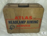 Vintage Car Collectors Atlas Headlamp Aiming Service Aimer Kit Model 140 Set w/ SC Vehicle Checklist