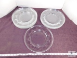 Lot of Approx. 11 Glass Plates, Glass Serving Dishes