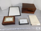 Lot of Decorative Boxes and Picture Frames