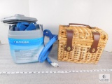 Kodiak Polar Care Cold Therapy System and Picnic Basket with Glasses