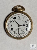 Burlington Double Roller Pocket Watch