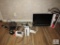 Large lot of Electronics HP Monitor, Surge Protector, Alarm Clocks, DVD Player amd more