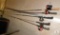 Lot of (5) Fishing Rods and Reels Zebco, Abu Garcia and more brands