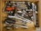 Large Lot Assorted Socket Ratchet Wrenches, Swivels, and Sockets