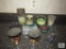 Lot of assorted Candles and Candle Holders Some Parylite Tealights