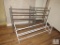 Lot of 3: Aluminum Shoe Racks: (2) 4-tier and (1) expandable