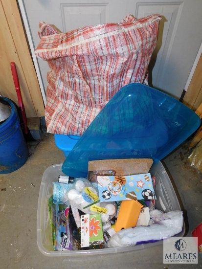 Large lot Various Craft Supplies & Gift bag Items