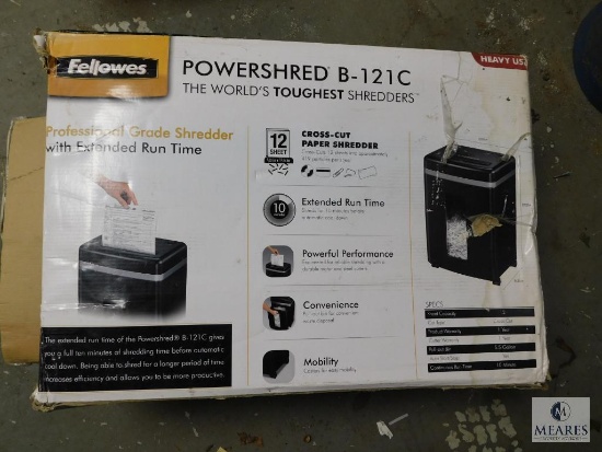 Fellowes Powershred B-121C Paper Shredder
