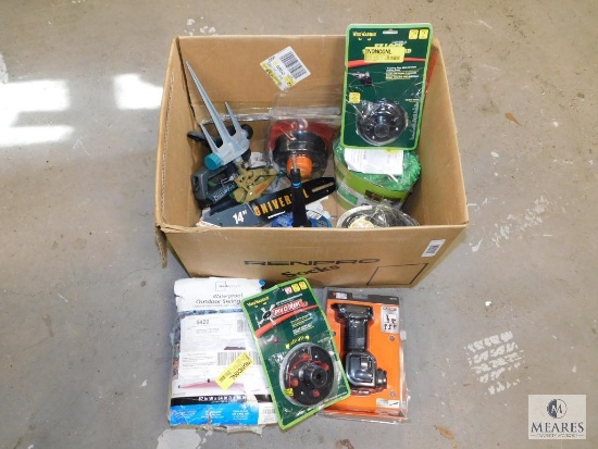 Lot New Swing Cover, Weed Warrior Trimmer, Flex Hose, B&D Jig Saw Attachment and more