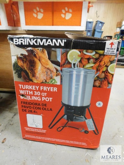 New Brinkmann Turkey Fryer 30-Quart Boiling Pot