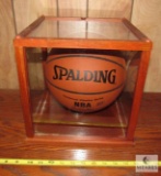 Spalding Signed Basketball #4 with Case