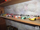 Lot of 8: Nascar Die Cast Cars 1/24 Scale assorted cars