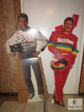 Lot of (2) 5-foot Cut-out Nascar Drivers Derrick Cope & Darrell Waltrip