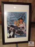 Darrell Earnhardt Lithograph Print Four-to-go #189/500 Signed
