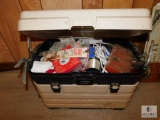 Large Tackle Box full of Fishing Gear & Lures