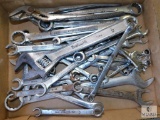 Lot assorted Wrenches Snap-On, Craftsman, Gear-Wrench, Chanellocks, and Adjustable Wrench