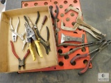 Lot Various hand tools Needle Nose Pliers Clamp Cutters
