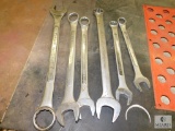 Lot of (6) Large Combination Wrenches - Evercraft brand