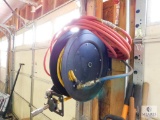 Retractable Air Hose Reel with 2 Hoses