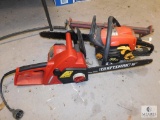 Lot Homelite Gas Powered Chainsaw & Craftsman 16