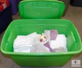 Tote lot of Towels and Washcloths - Cleaning Rags