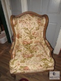 Baker furniture Wing back French Provincial Stle Occasional Chair