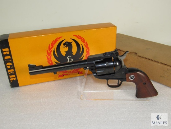 Unfired 1971 Ruger BKH36 Blackhawk .357 Mag/ 9mm Conversion Revolver with original shipping box