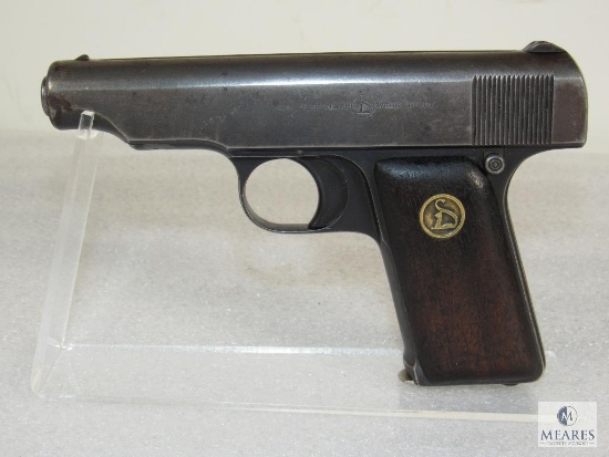 Deutsche Werke Rare 7.65mm Semi-Auto Pistol