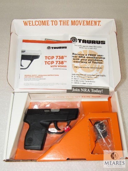 New Taurus TCP PT738 .380 ACP Compact Semi-Auto Pistol