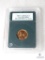 Slabbed and graded 1955-S Lincoln Cent Full Red