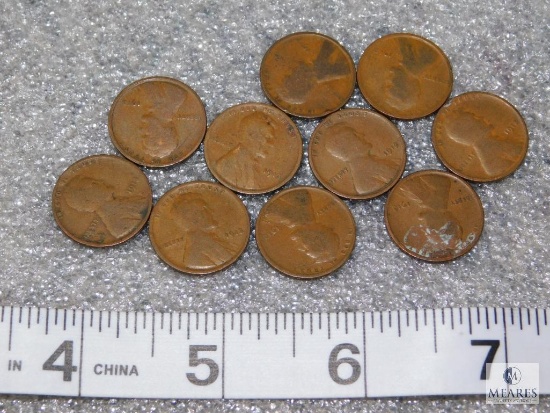 Lot (10) 1913 Lincoln Cents