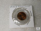 1945-D Wheat Cent Red