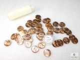 Roll of (50) 1960 Lincoln Cents UNC