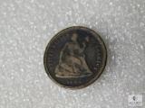 1862 Seated Liberty Dime