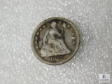 1857 Seated Liberty Dime