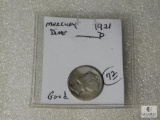 1921-D Mercury Dime