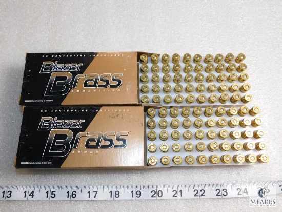 100 Rounds Blazer 9mm Luger Ammo 115 Grain FMJ